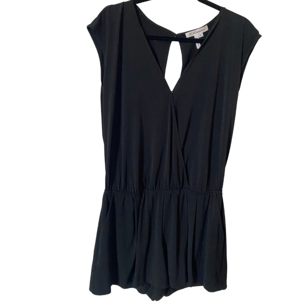BCBG Black Shortie Romper